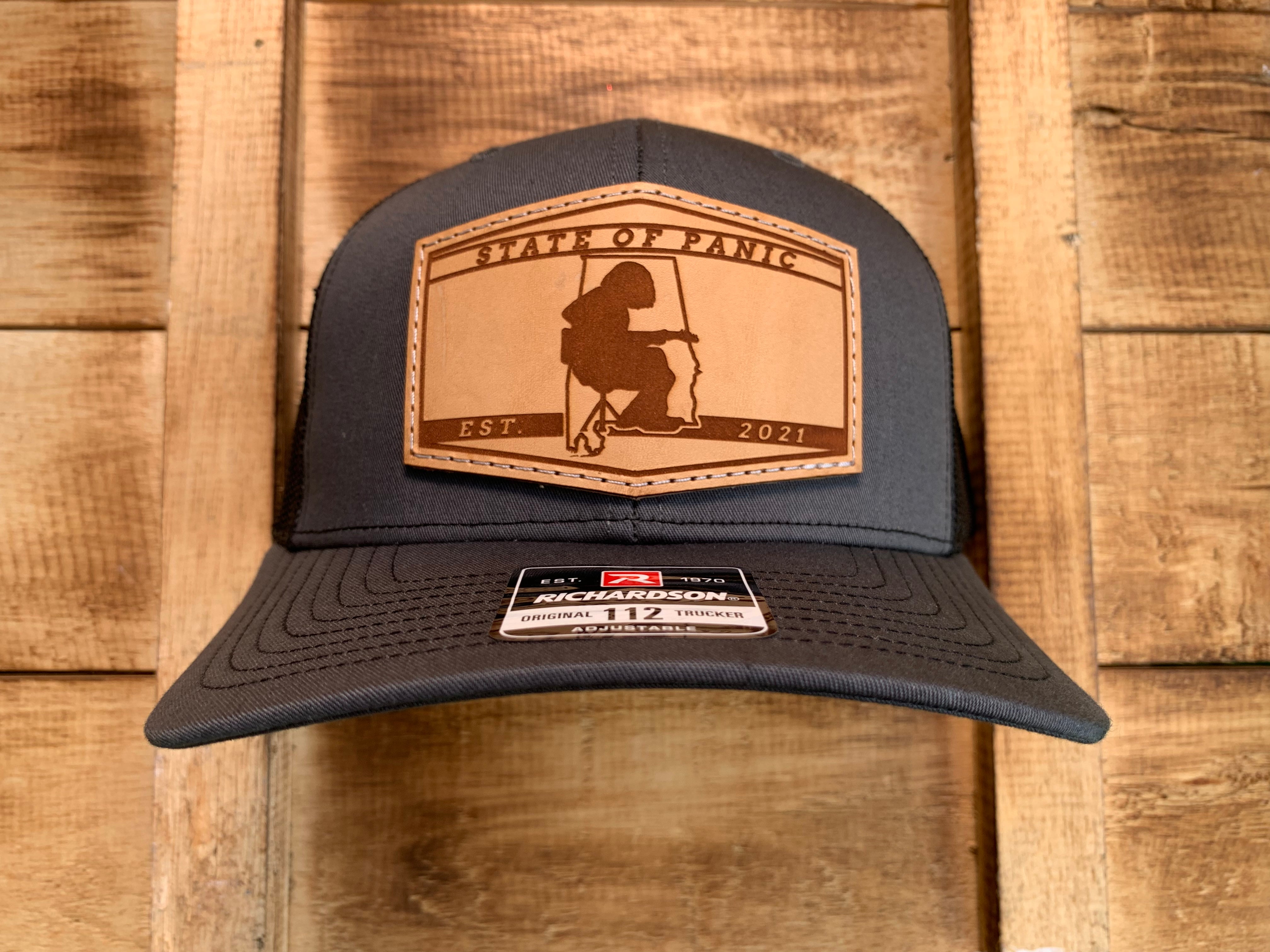 Zapped Headwear, Leather patch hats