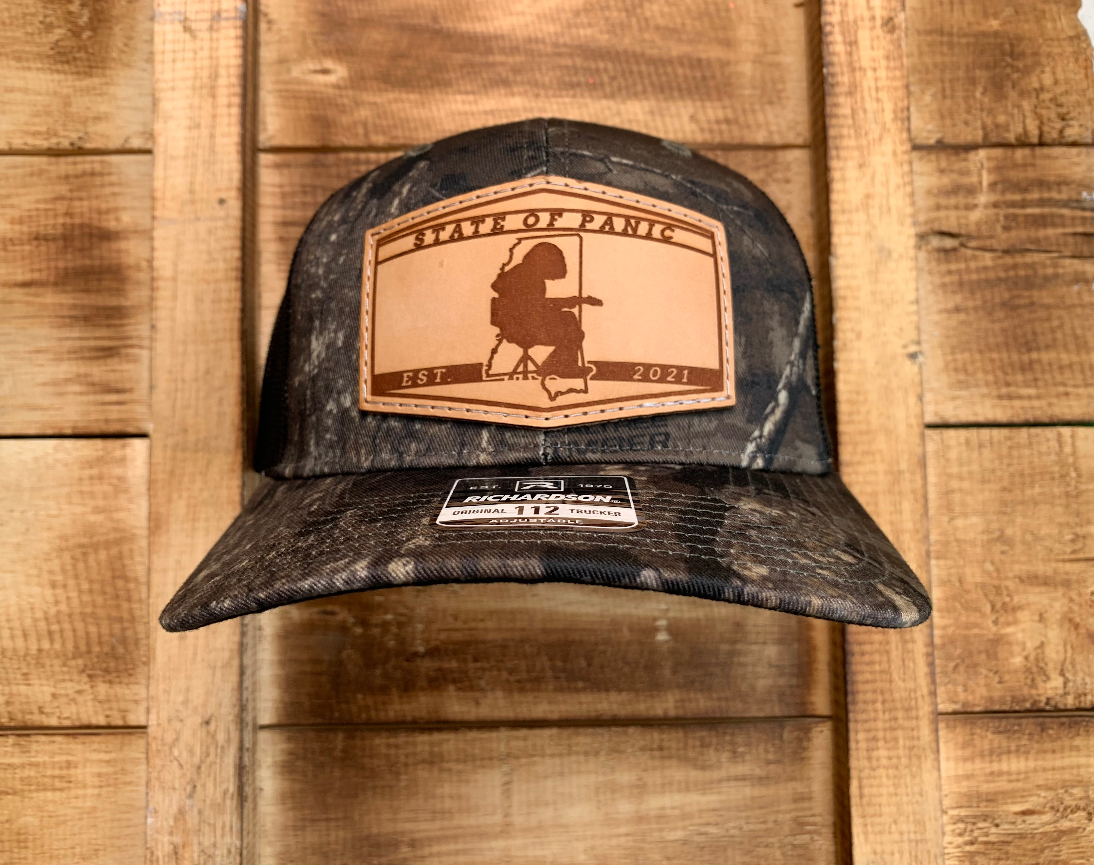 Zapped Headwear, Leather patch hats