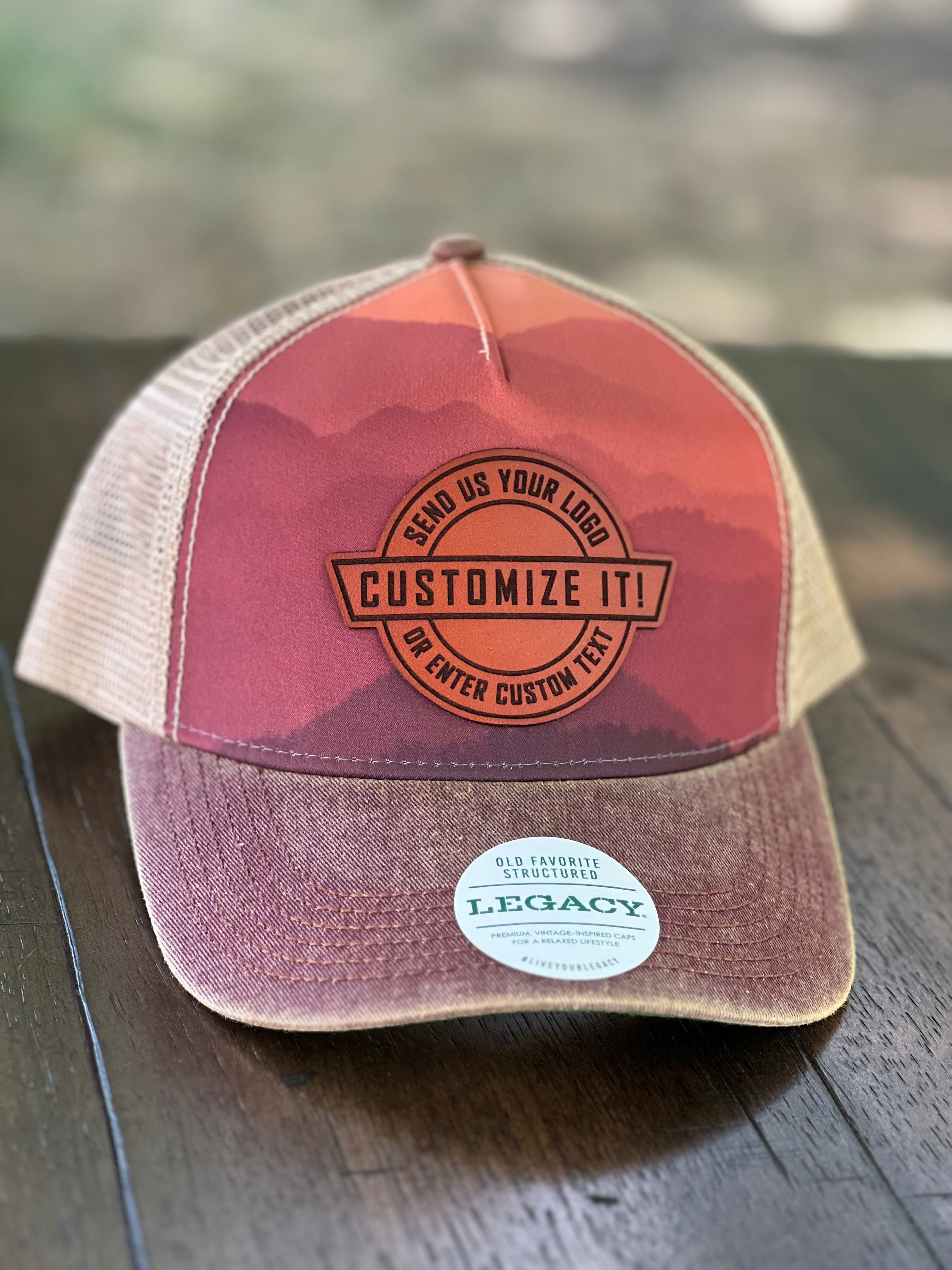 Custom Leather Patch Hats - Design your hat