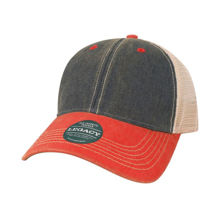 Red Soldier Valley Leather Patch Hat